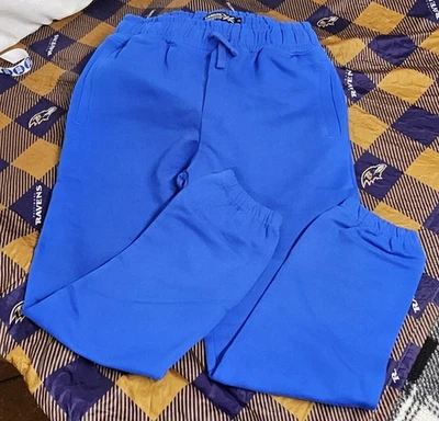 Pantalón de chándal para hombre Kangol de peso pesado con bolsillos talla grande azul Foto 1 de 4