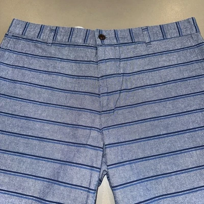 Pantalón Corto Dockers Hombre Perfecto D3 Ajuste Clásico, Talla 36, ¡Nunca Usado! Rayas azules Foto 1 de 4