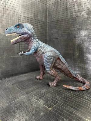 TMNT T-rex Blue Dinosaur 2004 Playmates Raro Primal Rage Diablo Super Rage Foto 1 de 4