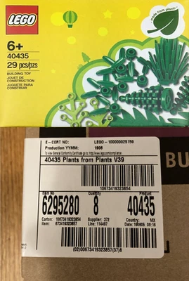 FUNDA de Plantas LEGO de Plantas (40435) Nueva En Caja (CANTIDAD 8) Totalmente Nueva y Precintada. Foto 1 de 4
