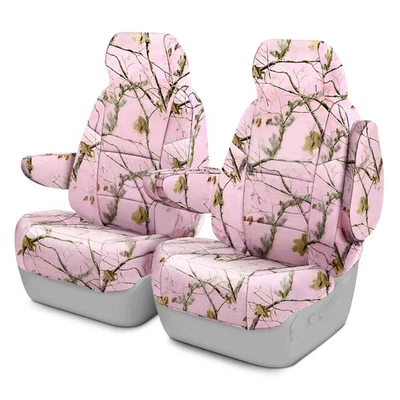 For GMC Safari 96-05 Coverking Realtree 1st Row Camo AP Pink Custom Seat Covers Foto 1 de 4