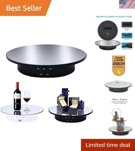 Wireless 360° Photography Turntable: 7.87" Rotating Display for Products & Gifts - Picture 1 of 11