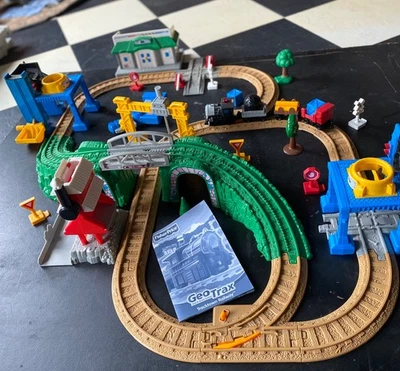 2003 Geotrax Tracktown Railway B1836 (Complete Set! With Extra Coal Mining Bldg) - Image 1 of 4