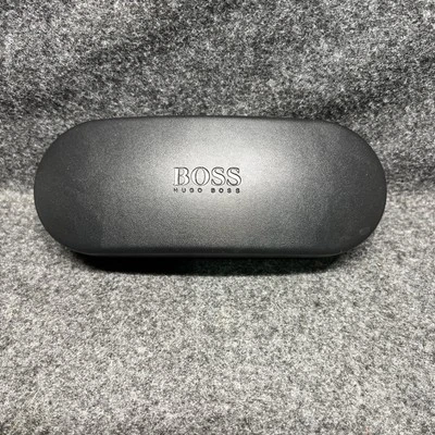 Hugo Boss Negro Dura Clam Shell Gafas Gafas de sol Estuche Solo Ovalado Usado en Excelente Condición  Foto 1 de 4