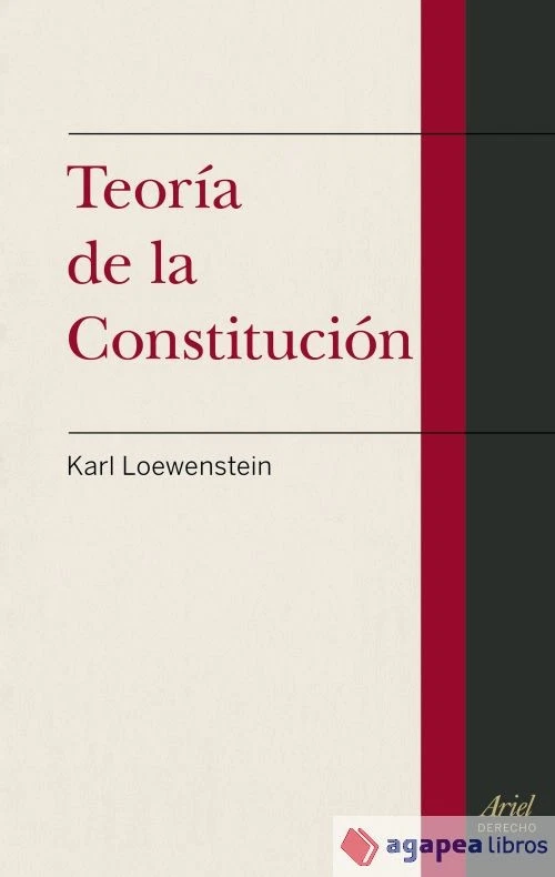 Teoría de la Constitución. NUEVO. ENVÍO URGENTE (Librería Agapea) - Imagen 1 de 1