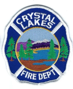 Crystal Lakes (Larimer County) CO Colorado vigili del fuoco patch - NUOVO! - Foto 1 di 1