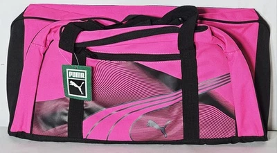 **Bolso de Lona Puma Rosa (PV1342) Tamaño Pequeño Gimnasio/Viaje Correas Ajustables Foto 1 de 4