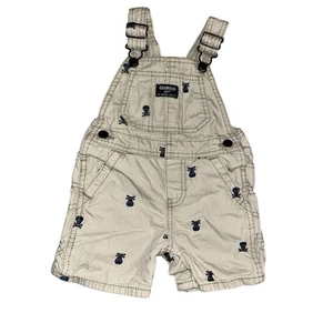 OshKosh B'gosh Baby Overall Skull Print Baumwolle Shortalls - Bild 1 von 8