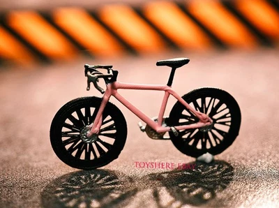 1/64 Miniature Mountain Bike Off-Road Bicy fit 1:64 car Hand painted  in stock - Image 1 of 3