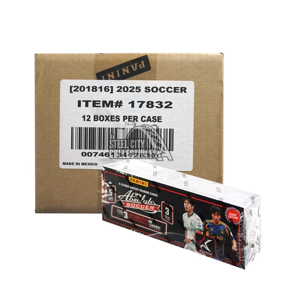 2025 Panini Absolute K League Soccer Hobby 12 Box Case