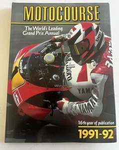 Motocourse 1991-92: The World's Leading Grand Prix Annual Hardback Book - Picture 1 of 6