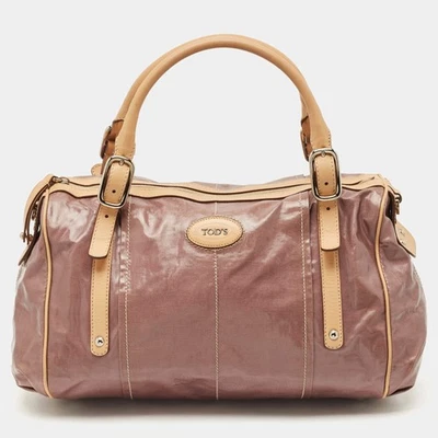 Современная розовато-коричневая лакированная ткань G-Line легкая спортивная сумка - Изображение 1 из 4