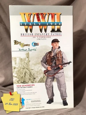 Dragon DML 70621 Brit Commando "Arthur Barnes" 1944 1:6 2008 Sin usar, en caja Nuevo Foto 1 de 4