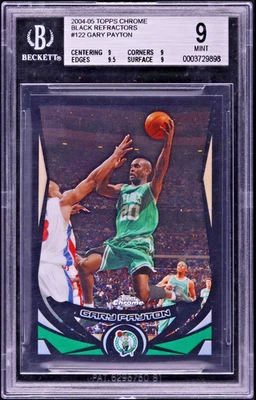 GARY PAYTON 2004-05 Topps Chrome Black Refractors 209/500 BGS 9 Mint (Pop 3) - Image 1 of 2