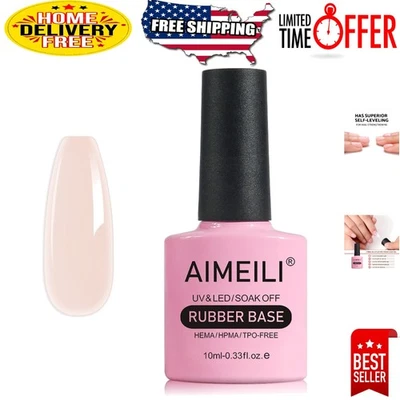 Gel base de borracha versátil sem hema: revestimento base, fortalecedor e cor - 10ml - Imagem 1 de 4