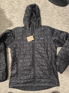 Patagonia Nano Puff Hoodie for Men, Size Medium - Black - Picture 1 of 2