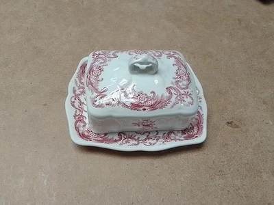 Villeroy Boch Valeria Rot Butterdose klein Sehr Gut Erhalten - Bild 1 von 4