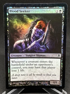 MTG FOIL Blood Seeker  - Zendikar #080 - Image 1 of 2