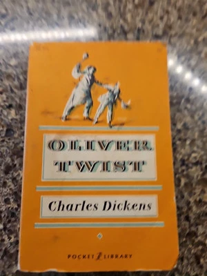Oliver Twist by Charles Dickens Paperback Pocket Library 1957 Vintage Foto 1 de 4