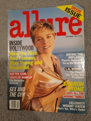 Allure Magazine, December 1996: Sharon Stone Cover, Special Issue Foto 1 de 4