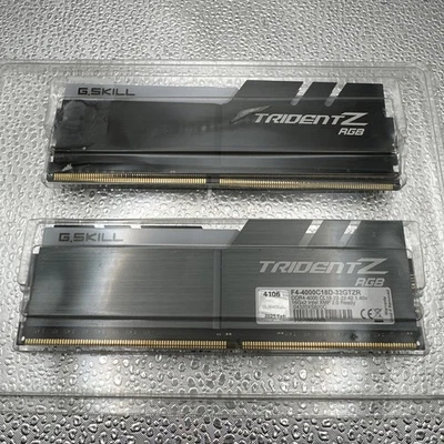 G.Skill Trident Z RGB 32GB (2x16GB) DDR4 4000MHz CL18-22-22-42 1.40v - Image 1 of 4
