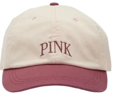 维多利亚的秘密粉色女士棒球帽勃艮第夏季防紫外线 — 第 1/3 张图片