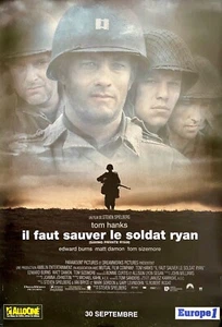 SAVING PRIVATE RYAN - SPIELBERG ORIGINAL FRENCH MOVIE POSTER 69" X 47" ROLLED - Picture 1 of 1