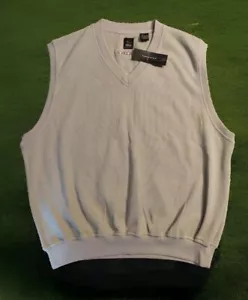 Golf Sweater Vest Beige Size XL Page & Tuttle "Glenmorangie" Distillery - Picture 1 of 13