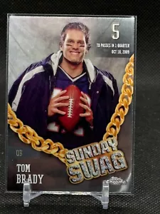 2024 Topps Chrome SUNDAY SWAG Tom Brady #SS-1 - New England Patriots - Picture 1 of 2