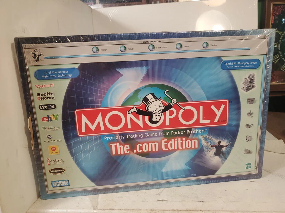 Monopoly The .Com Edition Board Game Brand NEW  - Image 1 of 4