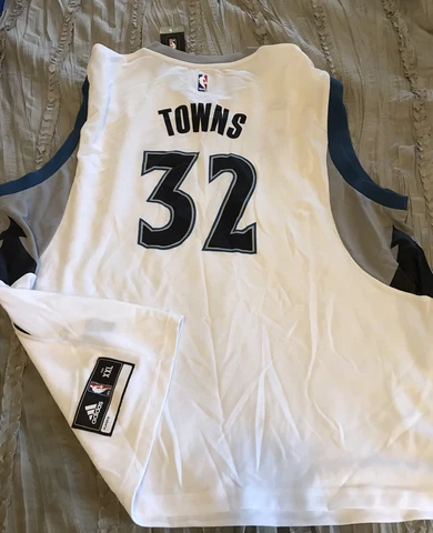 KARL ANTHONY TOWNS Minnesota TIMBERWOLVES Replica ADIDAS 2XL NEW Jersey NBA Cover