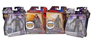 Marvel Lote de 4 Figuras de Acción Spiderman y Dr. Strange & 2 Black Panther - Imagen 1 de 9