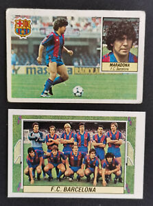 1984-1985 Diego Maradona FC Barcelona Barça España Ediciones Este La Liga 84-85