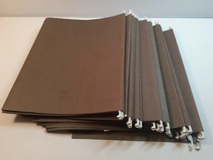 Hanging Organizer File Cabinet Folders Letter Size, Green lot of 25 - Picture 1 of 1