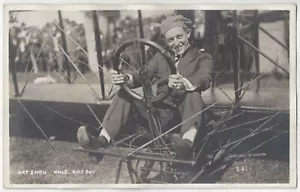 PPIE Pioneer Aviator Art Smith in Airplane - REAL PHOTO San Francisco California - Picture 1 of 2