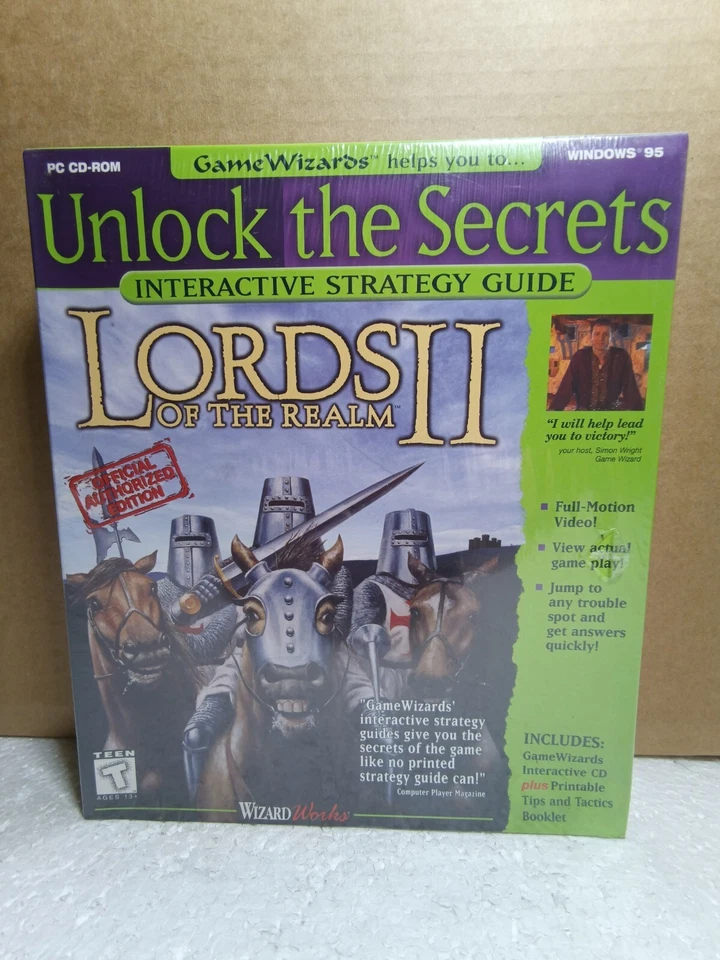 Unlock The Secrets Lords o/t Realm 2 PC Big Box, NEW Factory Sealed! VGA Ready! - Image 1 of 4