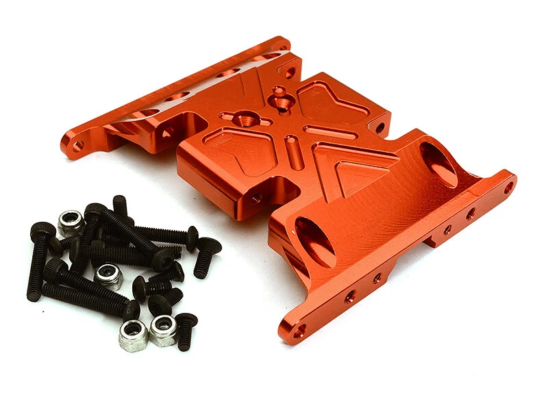 CNC Machined Center Gearbox Mount Skid Plate for Axial 1/10 SCX-10 Crawler - Image 1 of 1