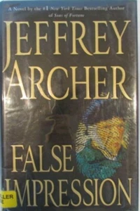 False Impression by Jeffrey Archer First Edition Ex-Library Book - Picture 1 of 4