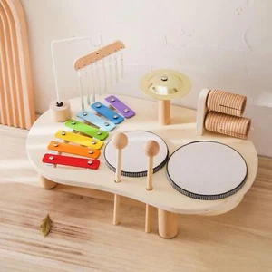 Xylophone Drum Set Musical Instrument Toy for Toddlers Children Boy Girl - Picture 1 of 11