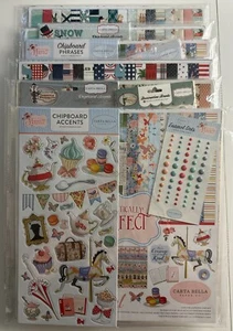 Carta Bella 12 x 12 Scrapbook Kit-Variations-Practically Perfect, Snow Fun, More - Picture 1 of 42