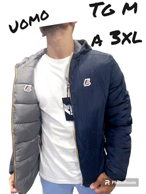 Giubbino uomo k wai Invernale Verde-Rosso-Blu-Azzurro-Nero dalla M-L-XL-XXL-3XL  - Image 1 of 4