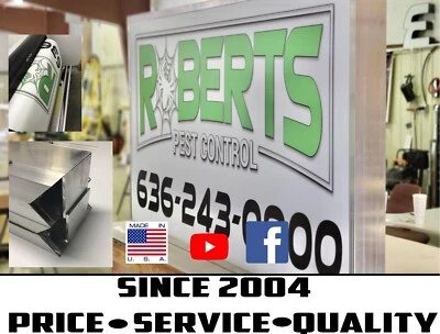 #482 CAJA DE LUZ LED EXTERIOR Letrero retroiluminado KIT HÁGALO USTED MISMO 4X8 CUALQUIER TAMAÑO QUE NECESITE - Imagen 1 de 4