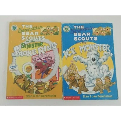 Vintage 1997 Lot of 2 Berenstain Bears Bear Scouts Chapter Books - Image 1 of 4