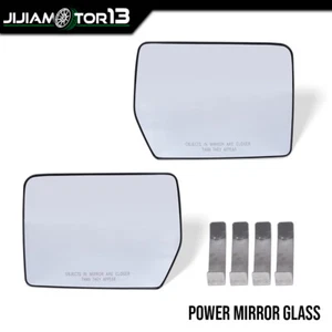 Power Mirror Glass Left & Right Fit For 2004-2010 Ford F150 Mark LT Pickup Truck - Foto 1 di 12