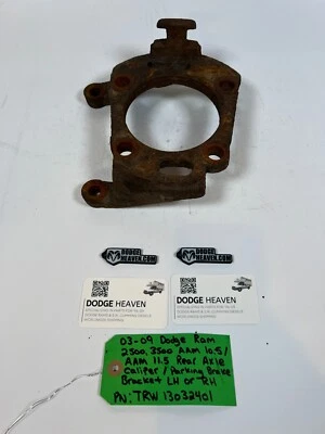 Pinza de eje trasero/soporte de freno de estacionamiento OEM 2003-2009 Dodge Ram 2500 3500 Foto 1 de 4