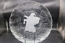 Vintage Crystal Clear Studios Santa Claus Platter-1992-Indonesia-13"