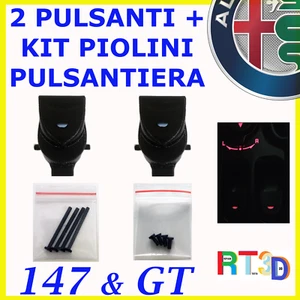 2 PULSANTI +8 PIOLINI alfa 147 GT pulsante pulsantiera alzavetri finestrino tast - Imagen 1 de 4