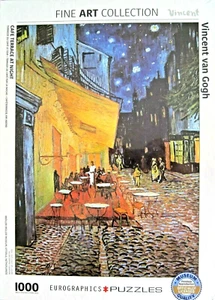 Eurographics Museum Puzzle 1000 Teile Vincent vanGogh Cafe Terrasse bei Nacht Neu im Karton - Bild 1 von 2