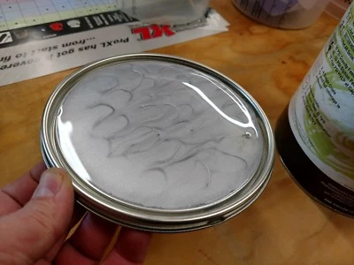 WA519F Galaxy Silver GM Basecoat paint 1 gallon  Foto 1 de 2