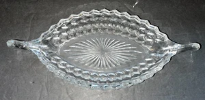 Vintage Fostoria Elegant Glass American Large Boat Serving Dish 12" x 5" - Picture 1 of 3